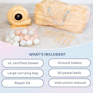 Bounceland Daydreamer Cotton Candy Bounce House | Kids Fun