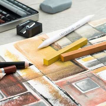 CRETACOLOR Creativo Tin Drawing 27-Piece Set