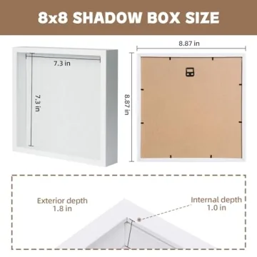 Muzilife Shadow Box Frame - Preserve Your Memories