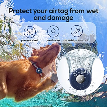 Durable Dog Collar Holder for AirTag | Silicone Case for Pets