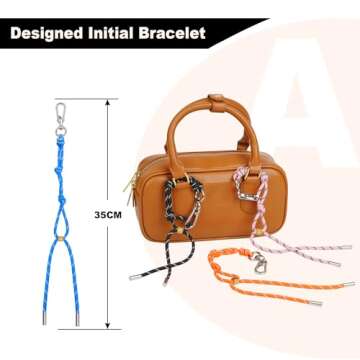 Chic Customizable Initials Keychain for Men Women