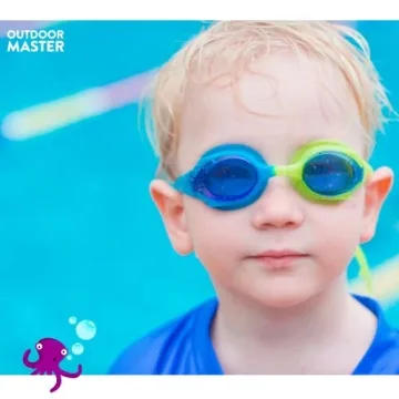 OutdoorMaster Kids Swim Goggles - Adjustable and Fun