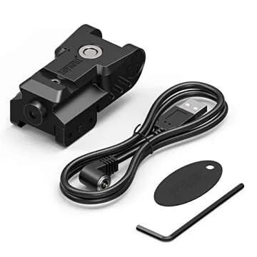 Feyachi PL-22 Laser Sight Rechargeable Green Dot Lazer Sight for Picatinny Rail Handgun Pistol Tactical Airsoft Gun Rifle, USB Magnetic Charging