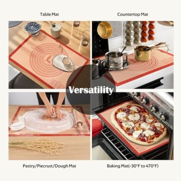 Extra Large Non-slip Pastry Mat for Baking and Dough