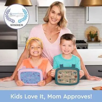 Bentgo Kids Prints Leak-Proof, 5-Compartment Bento-Style Kids Lunch Box - Ideal Portion Sizes for Ag...