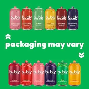 Bubly Sparkling Water, Peach, 8 Count - Refreshingly Guilt-Free