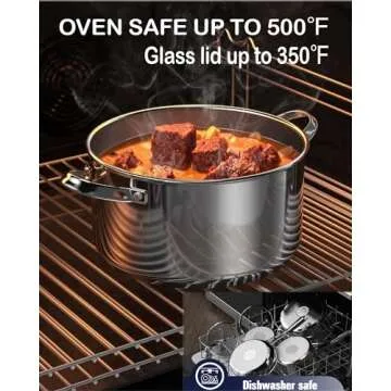 Cooks Standard 6 Quart Dutch Oven with Glass Lid