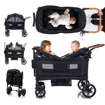 Wagon Stroller for 2 Kids & Cargo - The Ultimate Double Stroller