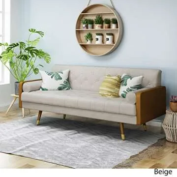 Mid Century Modern Sofa by Christopher Knight Home