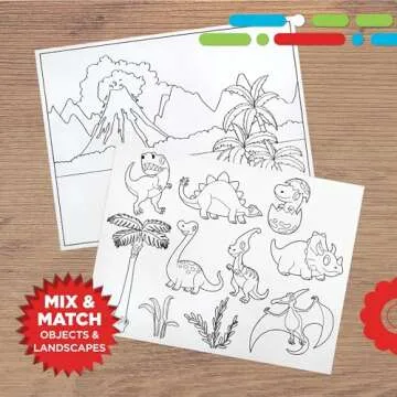 Discovery LED Tracing Tablet, 26-Piece Set with Washable Markers, Tracing & Template Sheets, Battery Powered Doodle Activity Lightboard, Kids Drawing & Sketching Portable Travel Art Set, Toy Gift