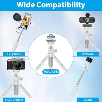 Ailight Mini Phone Tripod and Selfie Stick - Versatile & Portable