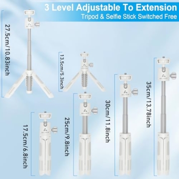 Ailight Mini Phone Tripod and Selfie Stick - Versatile & Portable