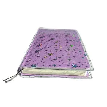 Jelly Cover for Hobonichi Weeks MEGA, Planner Cover with Sparkle Holo Stars
