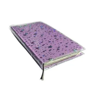 Jelly Cover for Hobonichi Weeks MEGA, Planner Cover with Sparkle Holo Stars