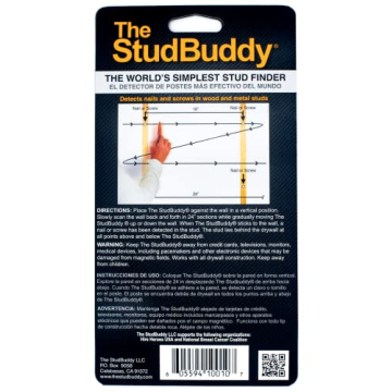 StudBuddy Magnetic Stud Finder No Batteries USA Made