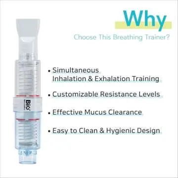Bigbreathe IMT/PEP Breathing Exerciser for All Ages
