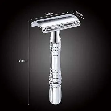 BAILI Classic Double Edge Safety Razor for Smooth Shaves
