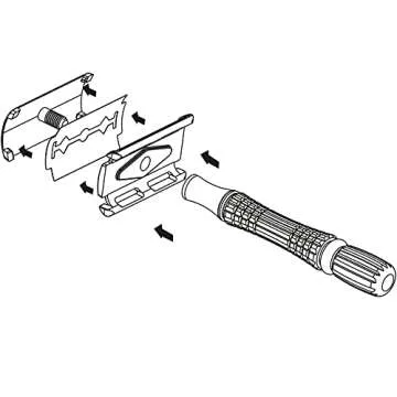 BAILI Classic Double Edge Safety Razor for Smooth Shaves