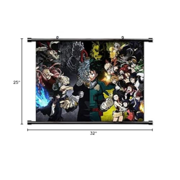 My Hero Academia Durable Fabric Wall Scroll Poster