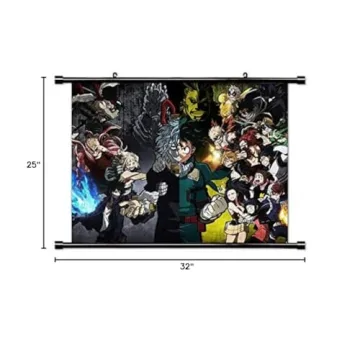 My Hero Academia Durable Fabric Wall Scroll Poster