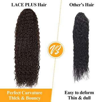 LACE PLUS 32 Inch Curly Ponytail Hair Extension for Effortless Style