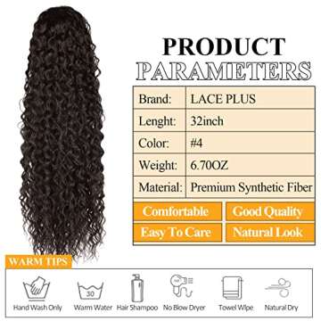 Curly Ponytail Extension 32" for Instant Style Upgrade