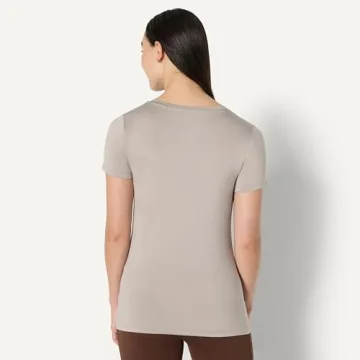 Amazon Essentials Women's Quick Dry V-Neck Tee in 2-Pack