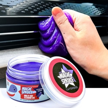 MAGIC SPRUCE Car Detailing Kit Gel for Car Interior Dashboard Cleaner Products, Non-Water Dust Remov...