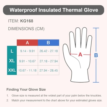 KAYGO Waterproof Winter Gloves for Work and Sports