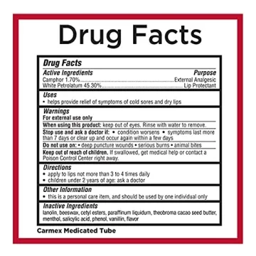 Carmex Medicated Lip Balm Pack for Chapped Lips Relief