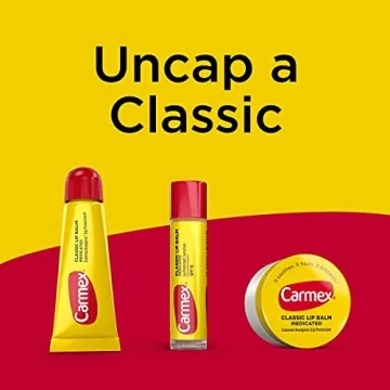 Carmex Medicated Lip Balm Pack for Chapped Lips Relief
