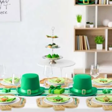 Large Shamrock Serving Tray for St. Patrick's Day Fun