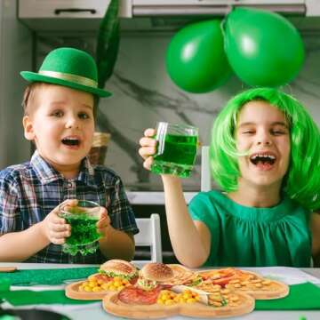 Large Shamrock Serving Tray for St. Patrick's Day Fun
