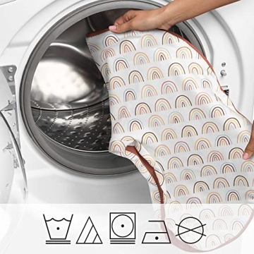 Organic Cotton Boppy Nursing Pillow Cover Spice Rainbows