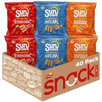 SunChips Multigrain Snacks Variety Pack - 40 Count Enjoy Healthy Crunch