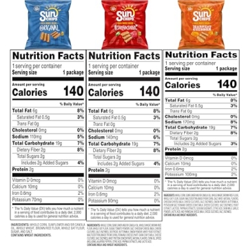 SunChips Multigrain Snacks Variety Pack - 40 Count