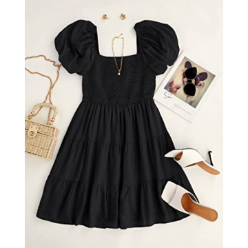 Stylish Boho Puff Sleeve Mini Dress for Every Occasion