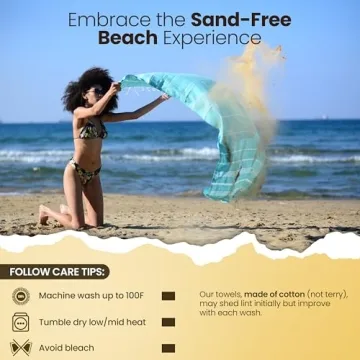 Gold CASE Turkish Towel Set of 6 - Quick Dry & Sand Free