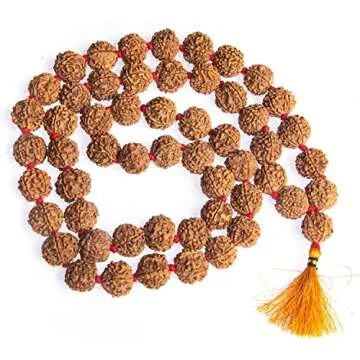 Storite 108 Bead Rudraksha Necklace for Meditation
