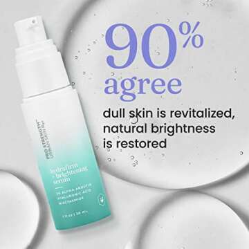 Urban Skin Rx® HydraFirm + Brightening Serum | Reduce the Signs of Aging, Multipurpose Hyaluronic Acid Serum Visibly Firms, Hydrates, and Brightens to Improve Skin Texture, Fragrance-Free, | 1.0 Fl Oz