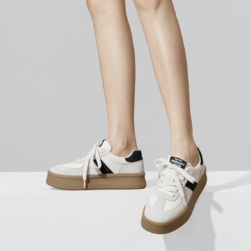 BEAU TODAY Women’s Stylish Platform Sneakers for All Occasions