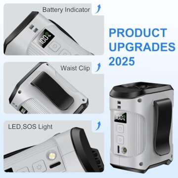 Dalicode Portable Waist Fan - Ultimate Hands-Free Cooling Solution