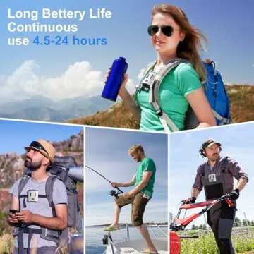 Dalicode Portable Waist Fan - Hands-Free Cooling Design