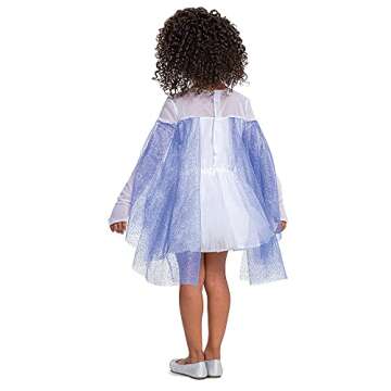Snow Queen Elsa Costume for Girls Official Disney Frozen 2 Tutu Dress for Toddlers, Classic Size Lar...