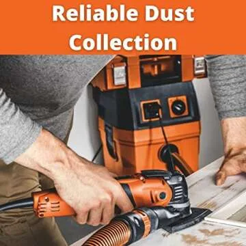 Fein Turbo I Wet/Dry Dust Extractor - 5.8-Gallon Capacity, 151 CFM Suction, Anti-Static System, Quiet 66 dB Operation, Includes Hose and Filter - 92035236090