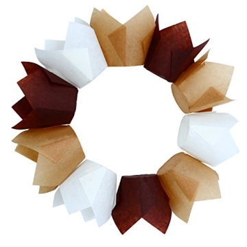 Elegant Resinta Tulip Cupcake Cups - 150 Pack