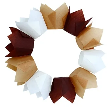Elegant Resinta Tulip Cupcake Cups - 150 Pack