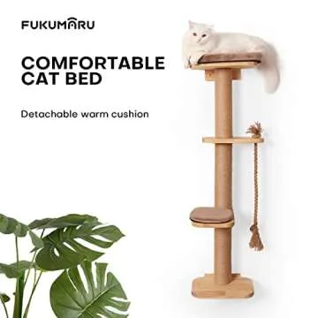FUKUMARU 51" Large Cat Scratching Activity Tree