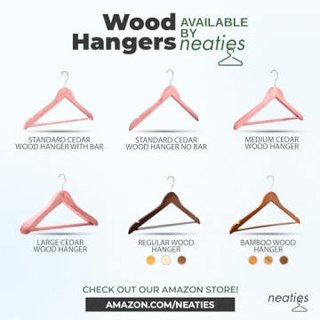 Polished Natural Wood Hangers Perfect for Closet Organization