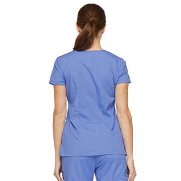 Dickies Women's EDS V-Neck Top - Comfortable & Stylish Scrubs